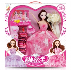 儿童玩具芭比娃娃系列  实身芭芘甜心公主系列