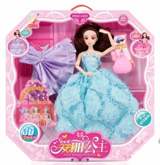 儿童玩具芭比娃娃系列 9关节实身芭芘爱丽公主
