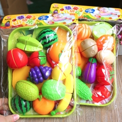儿童水果蔬菜切切乐切水果厨房玩具益智早教玩具仿真水果餐厨具